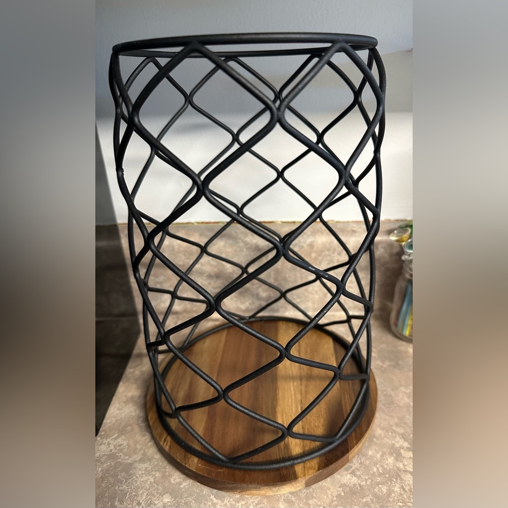 Keurig Wood & Wire K-Cup Single Serve Coffee Pods Rotating Carousel